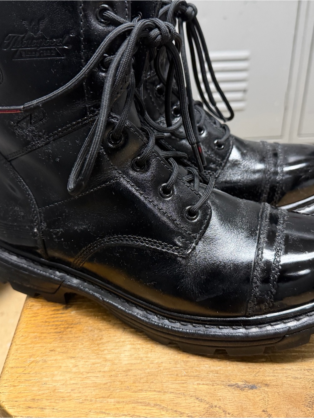 Black Lace-Up Men's Tactical Boots